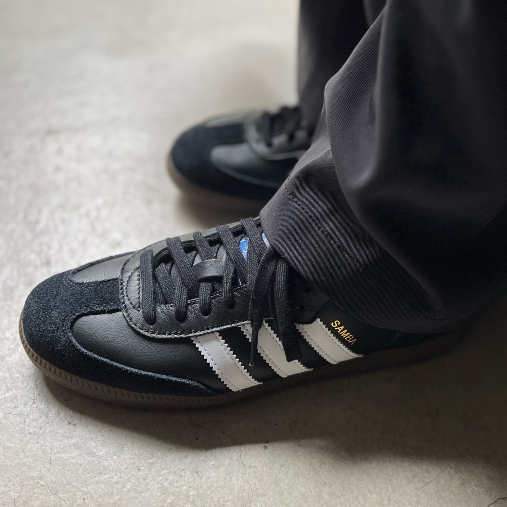 adidas SAMBA OG アディダス サンバ OG メンズ レディース スニーカー CORE BLACK/RUNNING WHITE/GUM ブラック ホワイト B75807 【adidas Originals】