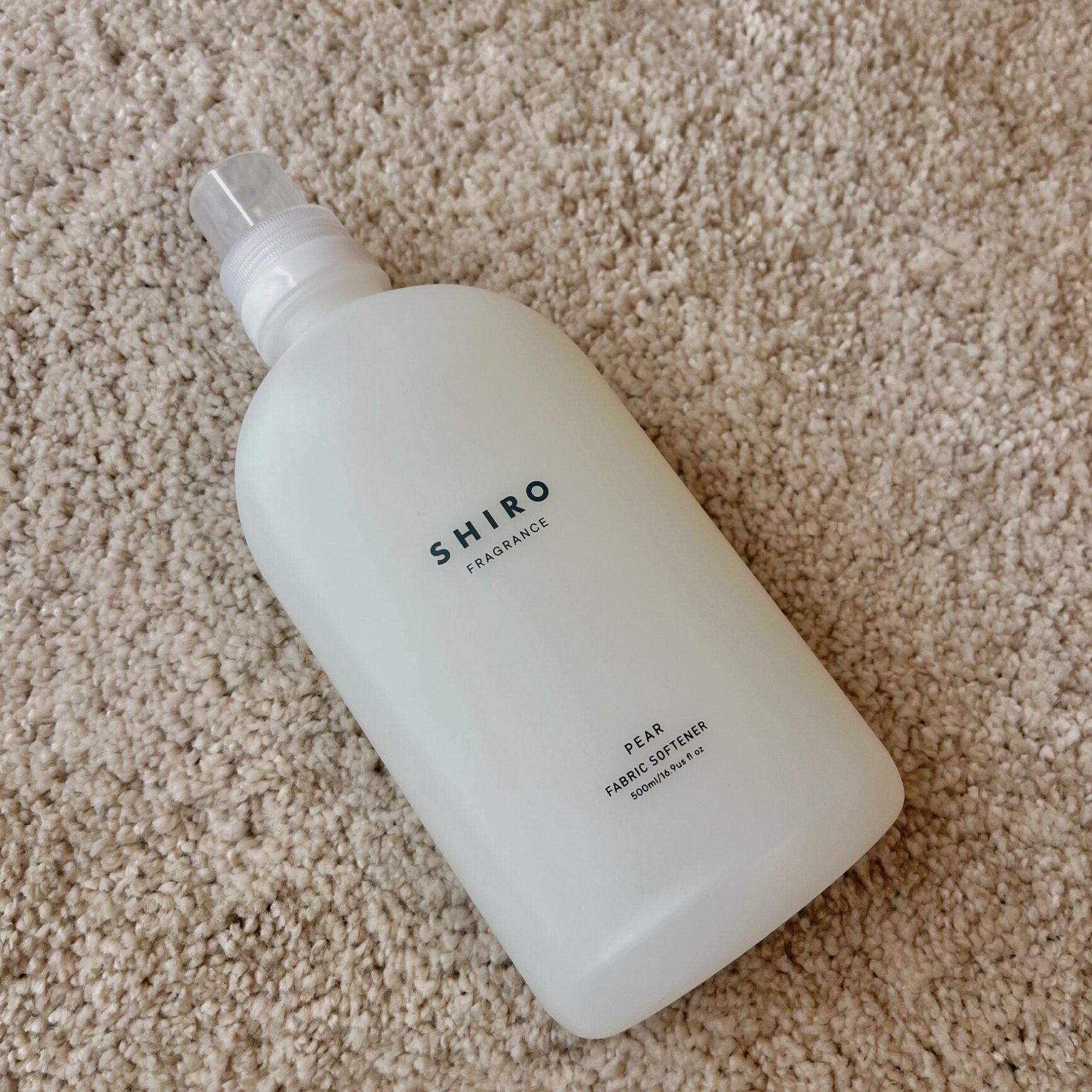 8/4発売【ペアー・袋付き】 shiro ペアーファブリックソフナー(濃縮タイプ) 500mL シロ SHIRO PEAR FABRIC