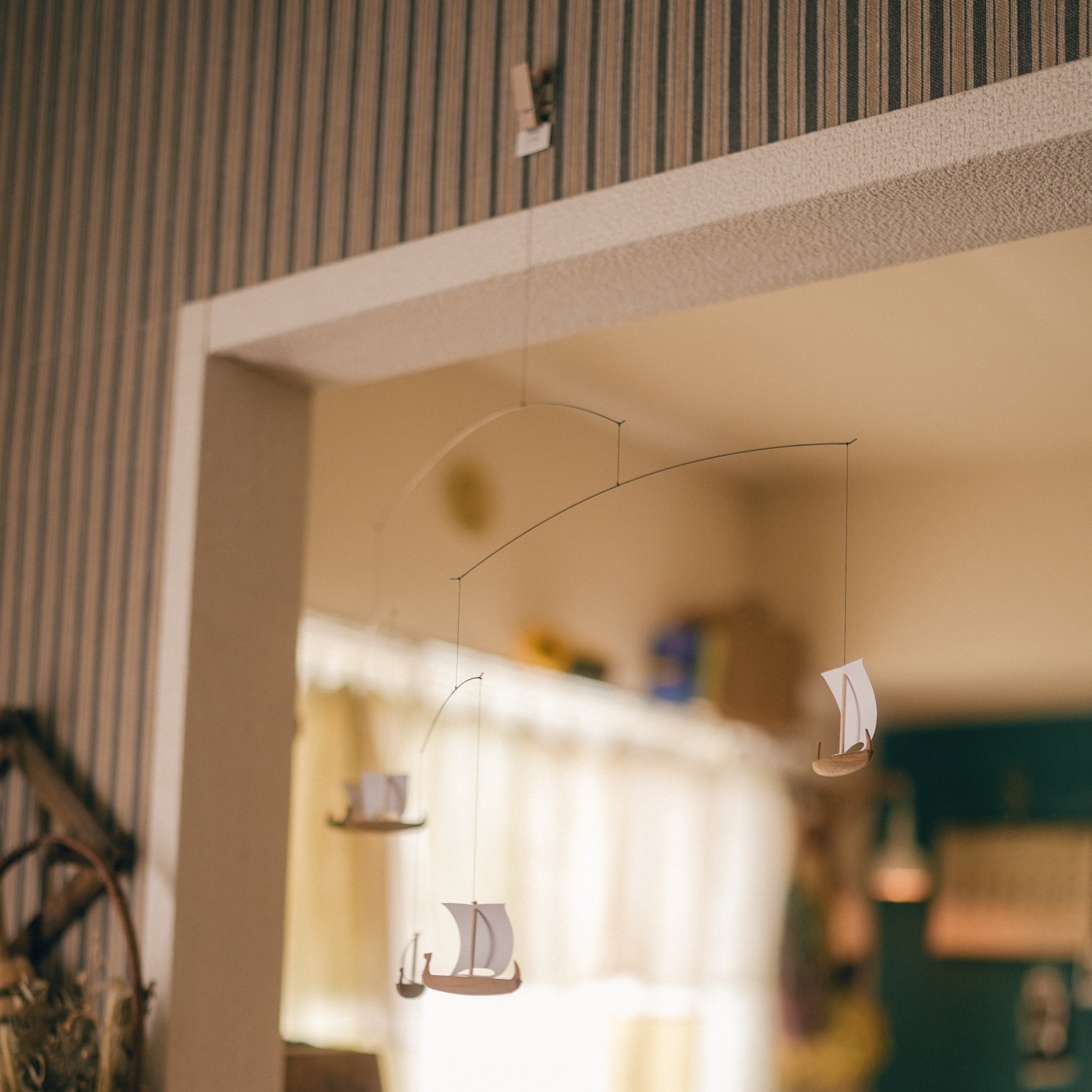 フレンステッドモビール 北欧 赤ちゃん 大人 バイキング船