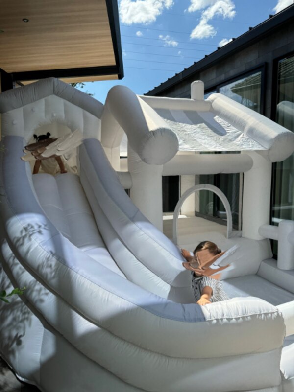 予約販売】 大型遊具 水遊び プール スライダープール グレージュ  