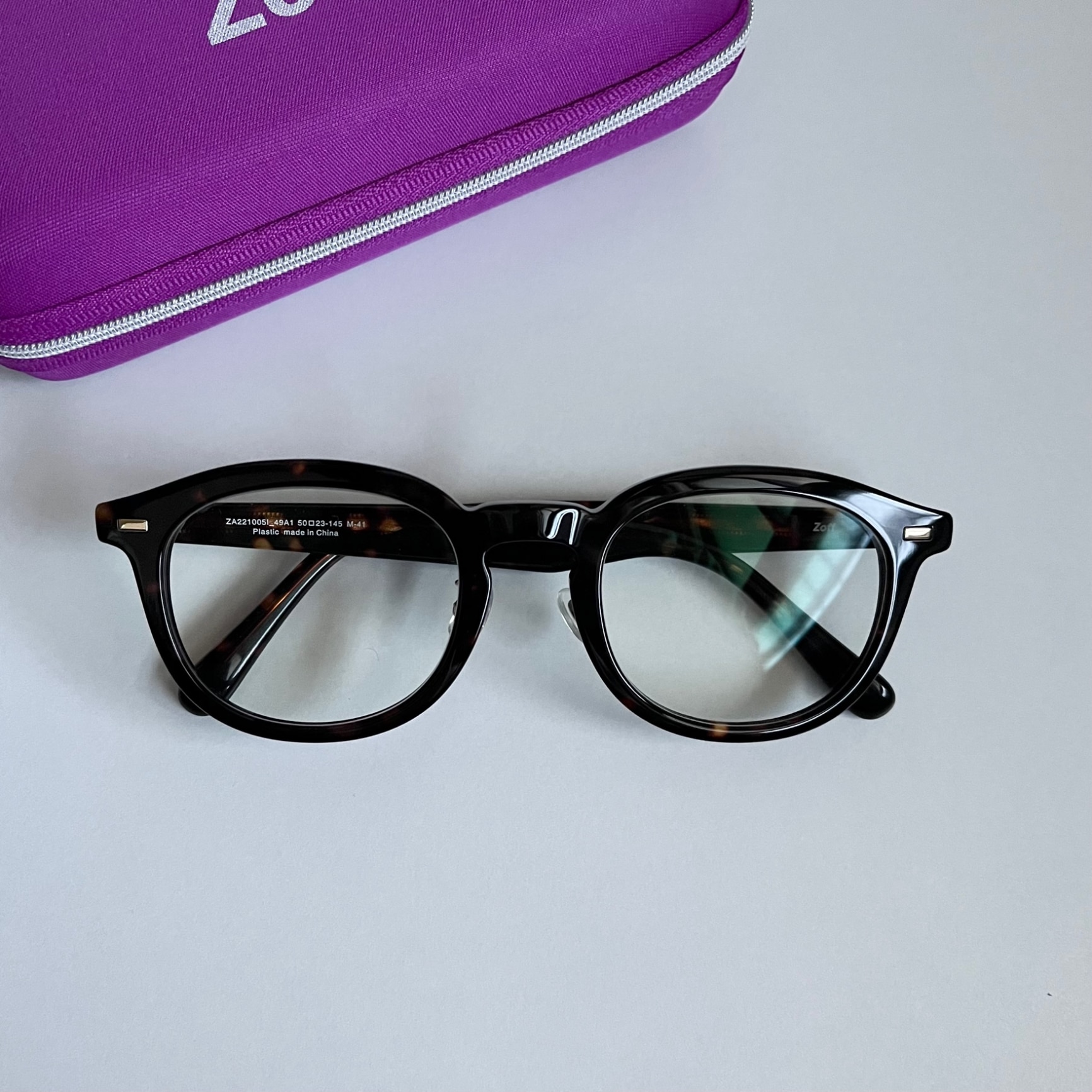 ウェリントン型 めがね Zoff CLASSIC（ゾフ・クラシック） 度付き