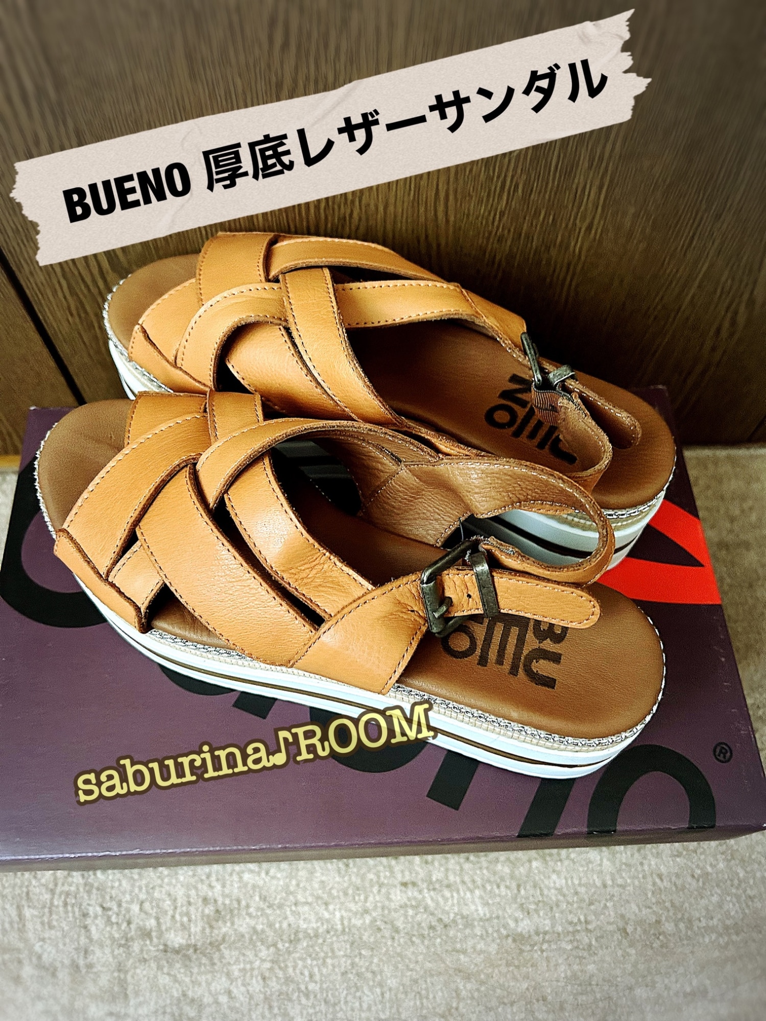 BUENO SHOES ブエノシューズ トルコ製 クロスベルトサンダル【S5700