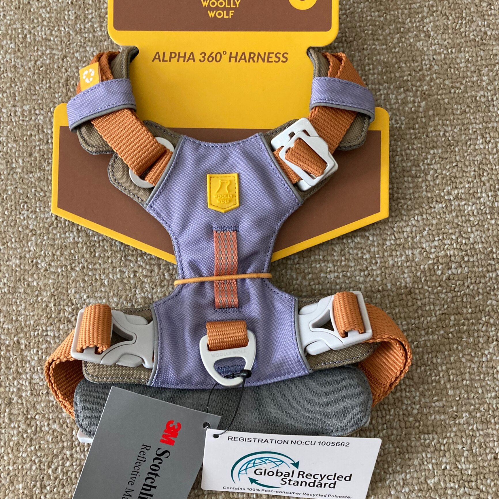 ウーリーウルフ woollywolf ALPHA360ハーネス 小型犬 中型犬 大型犬