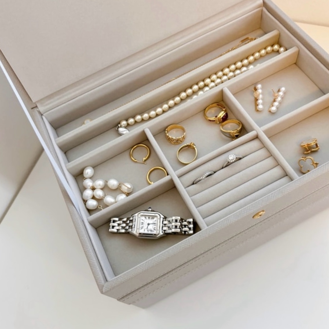 【最大2万円OFFクーポン対象・9/30～10/1限定】STACKERS スタッカーズ ジュエリーボックス Classic Jewellery Box Set of 3 クラシック レディース 3セット カスタマイズ アクセサリーケース 小物入れ