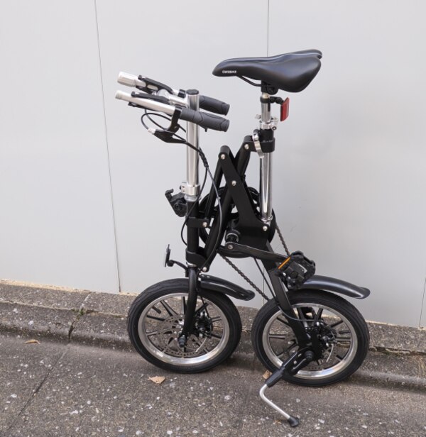 折りたたみ自転車 14インチ 軽量 次世代 Xフレーム ミニベロ 小径車 