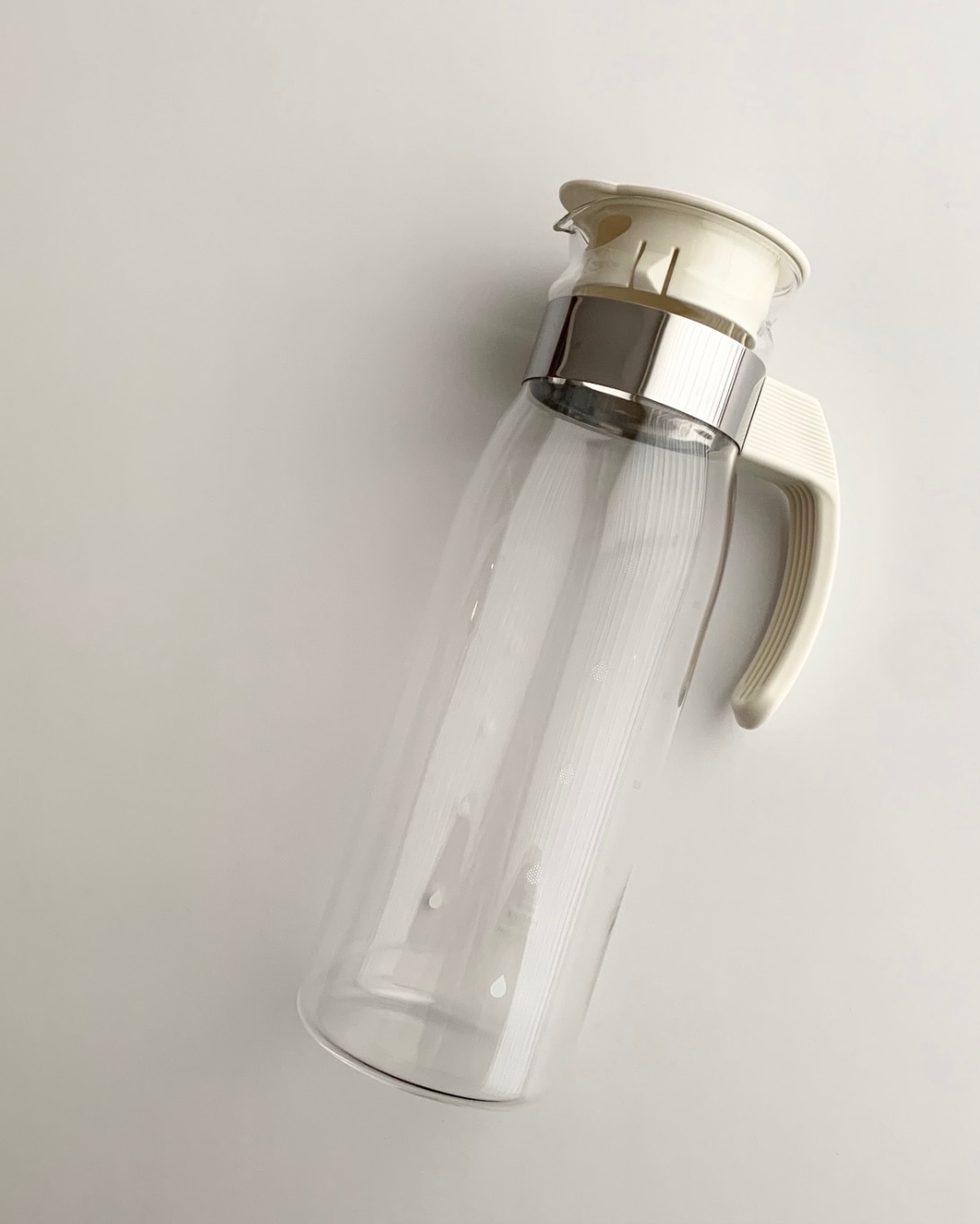 ハリオ 冷蔵庫ポットスリムN オフホワイト RPLN-14-OW(1400ml)【ハリオ