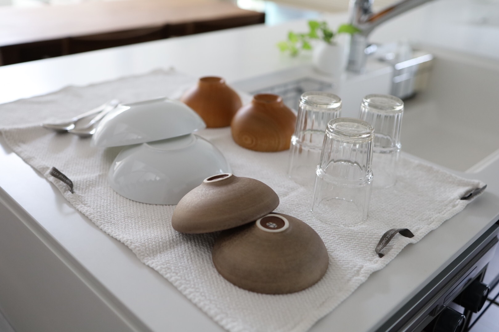 ジョージ ジェンセン ダマスク / エジプト ティータオル [ Georg