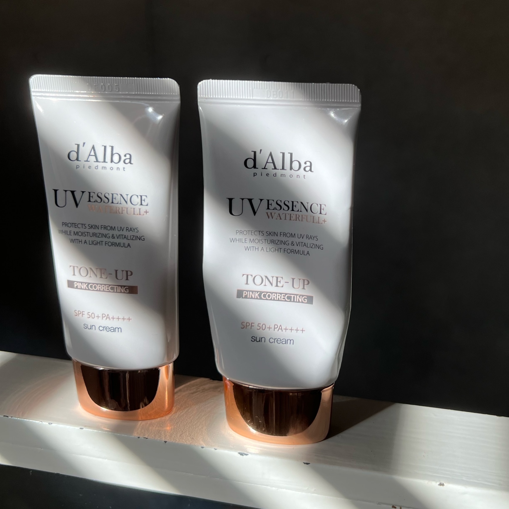 【 d'Alba ( ダルバ ) 公式 】【 ウォーターフル トーンアップ 日焼け止め 2種セット SPF50+ PA++++ 50ml 】 日焼け止め UV 紫外線 混合 くすみ 化粧下地 ベース メイク 低刺激 美容 スキンケア コスメ カバーアップ ピンク パープル
