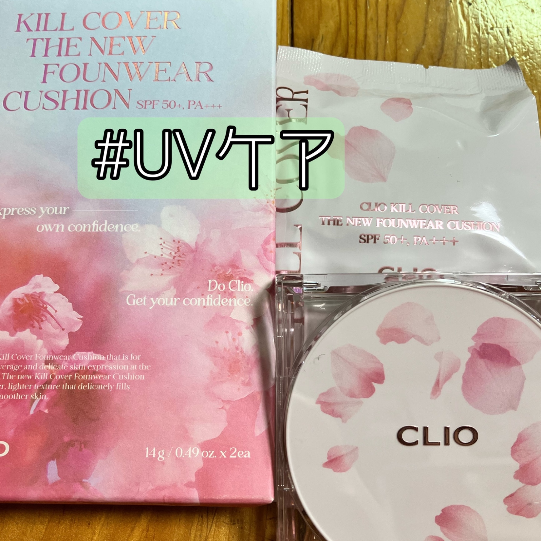 ♡さくらポーチセット♡【CLIO（クリオ）公式】キルカバーザニューファンウェアクッションファンデ+さくらプロアイパレット+さくらポーチ/  ファンデーション カバー力 持続 長時間キープ 韓国コスメ ファンデー マスク色付き防止