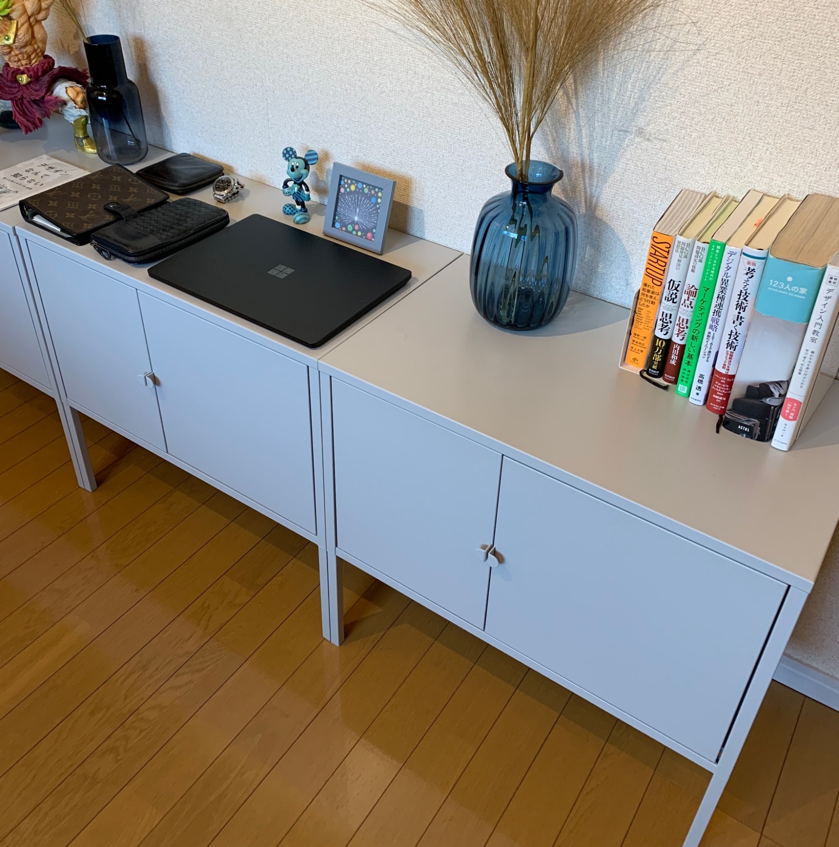 IKEA イケア キャビネット メタル グレー 60x35cm d80328678