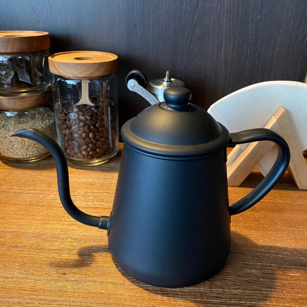 タカヒロ コーヒードリップポット 雫 0.9L手作りステンレスドリップポット