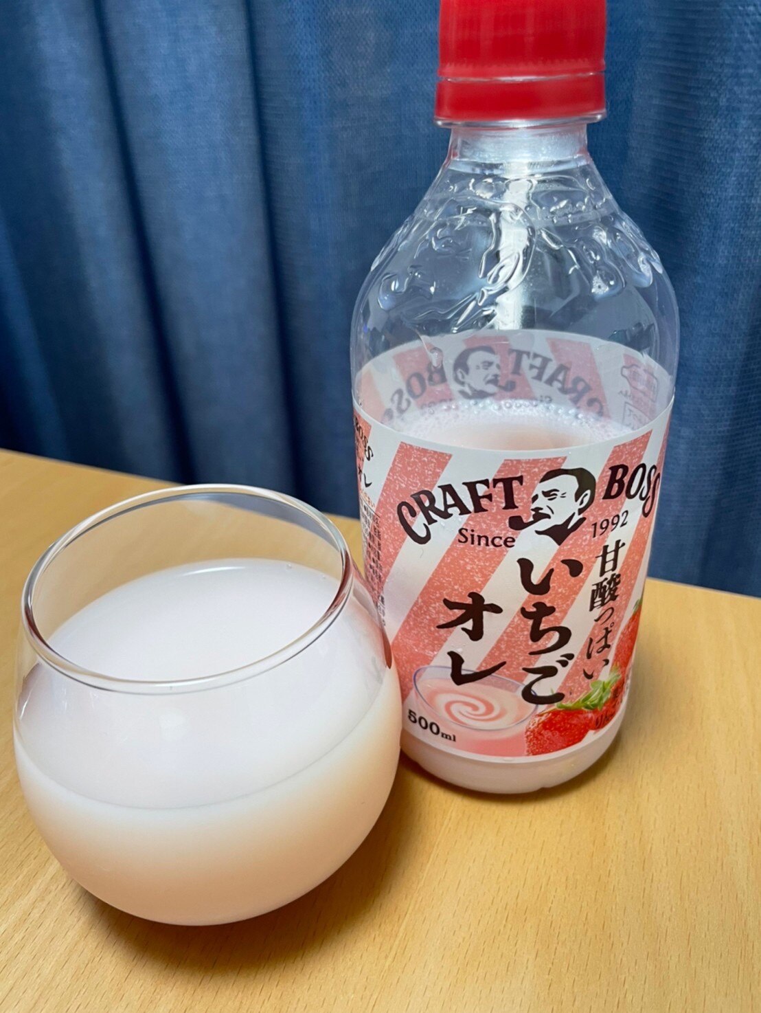 サントリー クラフトボス いちごオレ 500ml×24本×1ケース (24本) 飲料