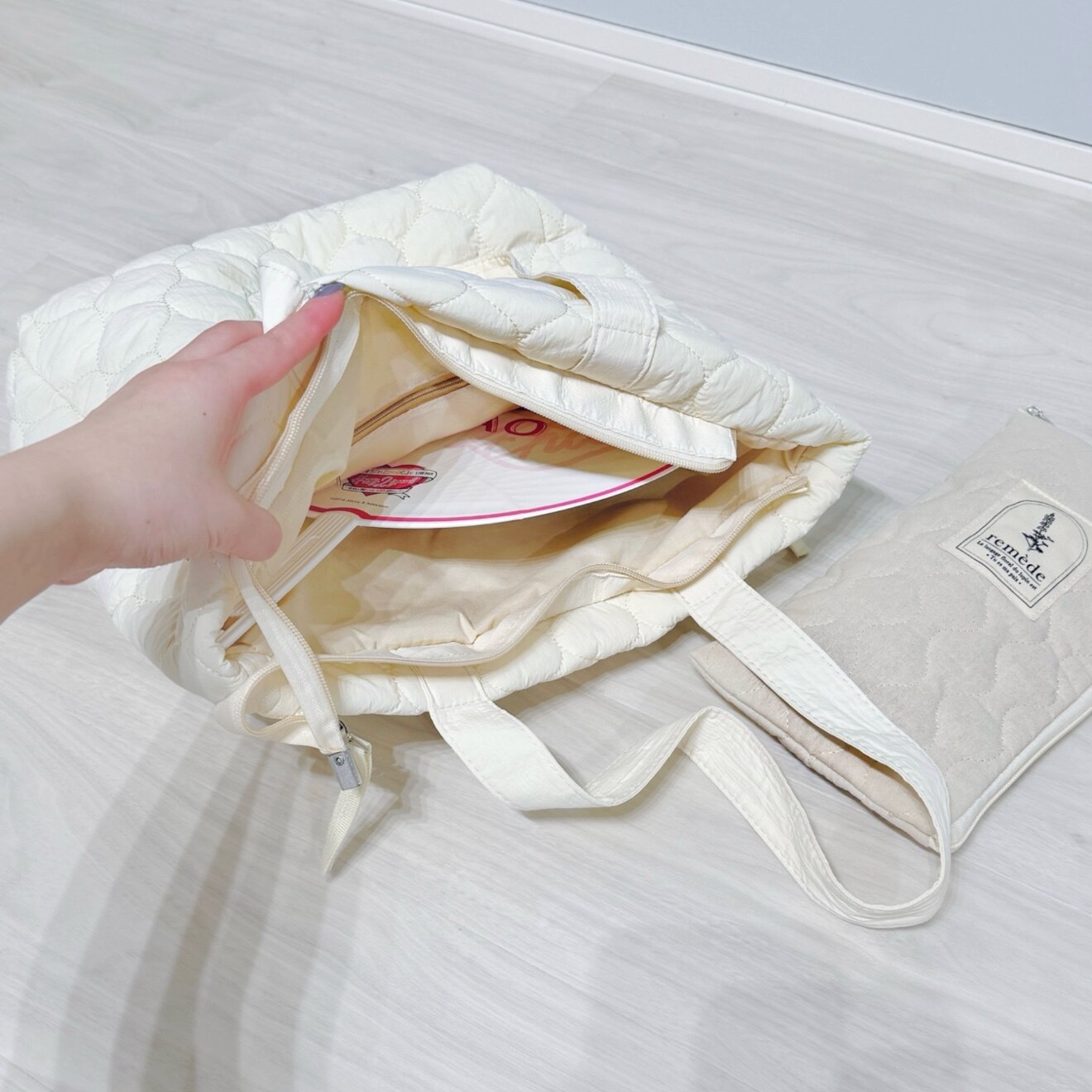 キルティング バッグ トートバッグ 軽量 レディース キルティング