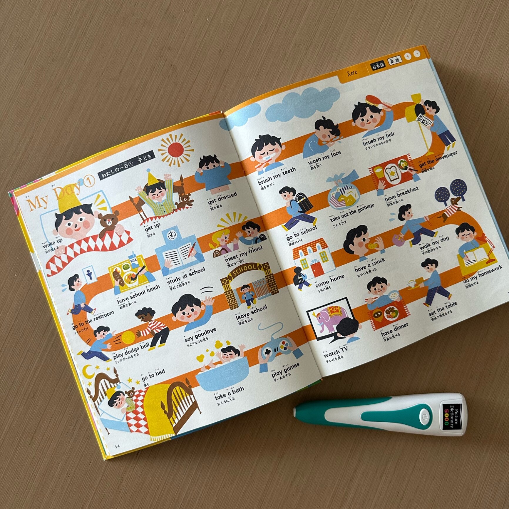 音で学べる！英語ことば図鑑5000 タッチペンつき ／ 小学館