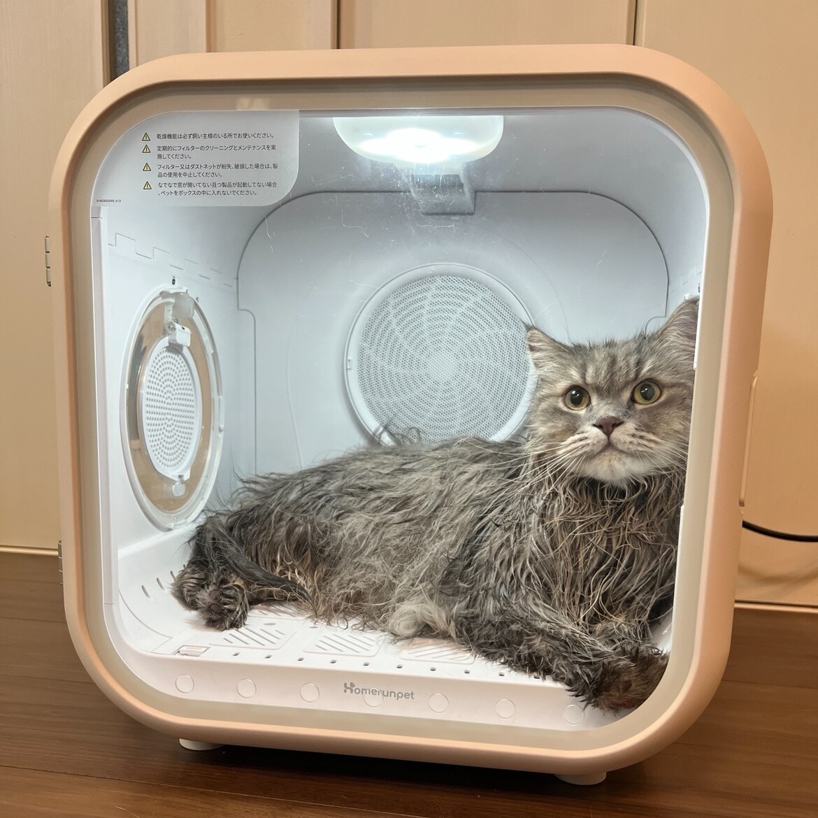 Drybo Plus ペットドライヤー ハウス PD50 自動 ペット乾燥箱 犬 猫