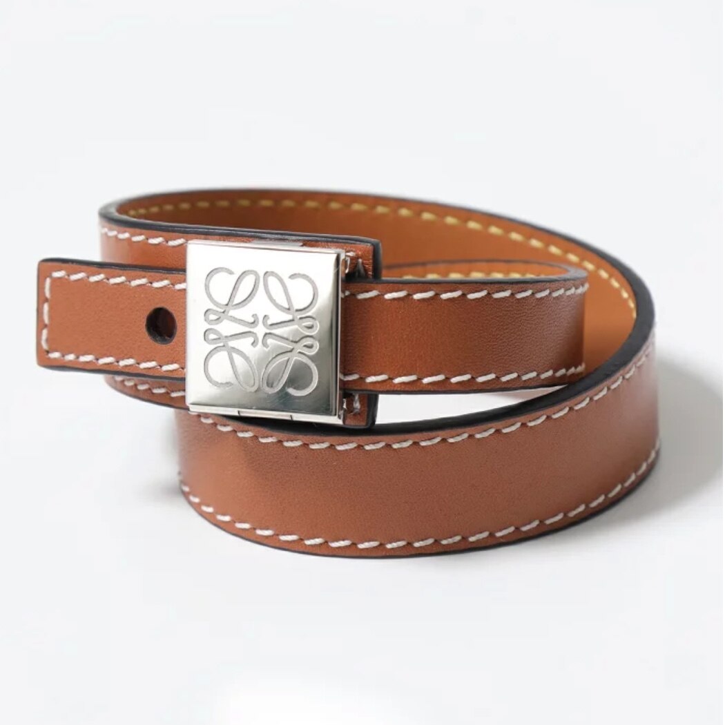 LOEWE ロエベ ブレスレット SIMPLE LEATHER BRACELET 110.10.023