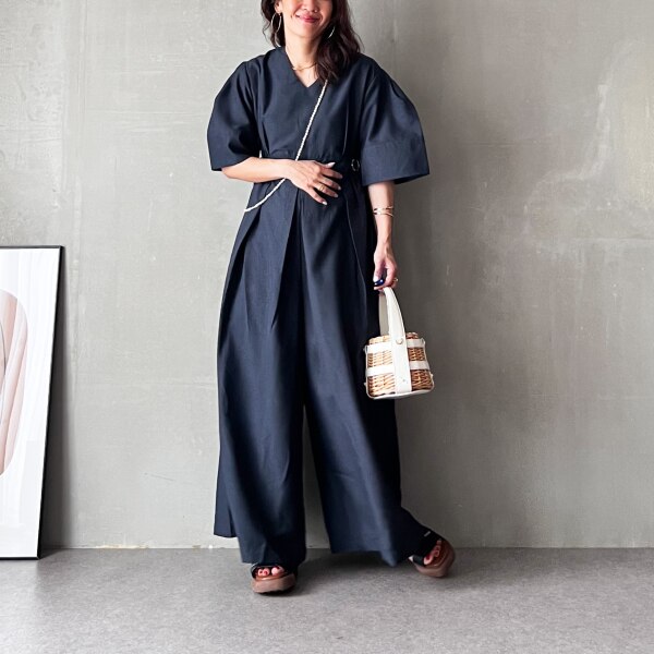 SHIORI×MERI ビッグスリーブロンパース