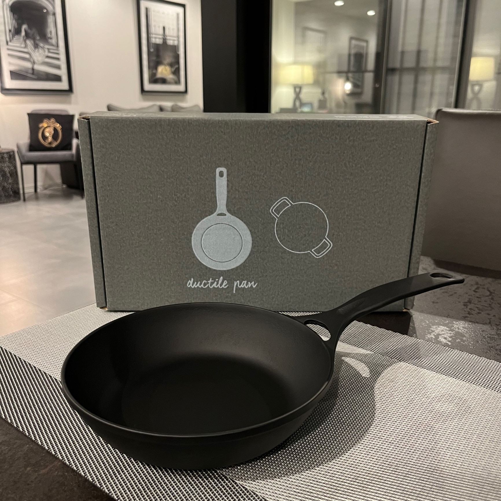 岩鉄鉄器 ダクタイルパン18 鉄器 フライパン 鍋 18cm IH・ガス火対応