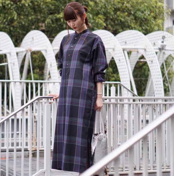 ◇AURALEE（オーラリー）スーパーライトウールロングシャツワンピース  