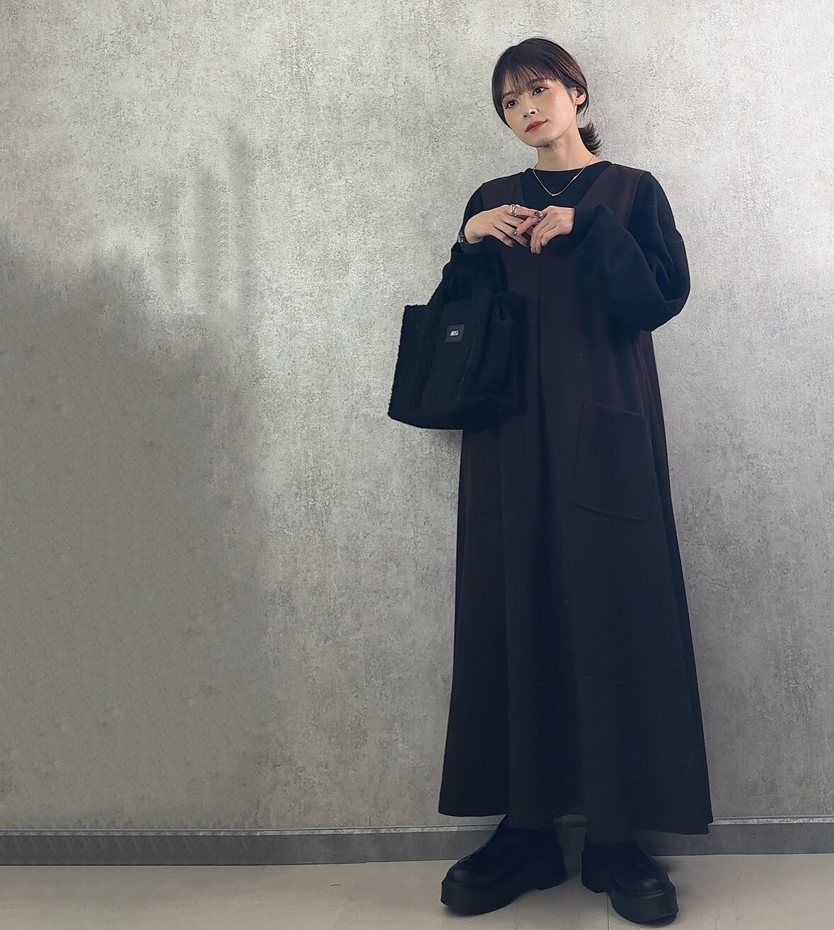 SALE／50%OFF】BEARDSLEY 《2サイズ展開》ブークレワンピース
