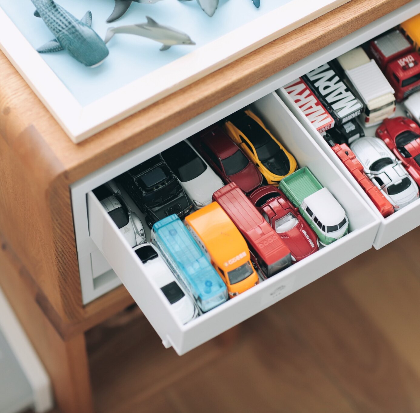 無印良品 公式 ポリプロピレンケース 引出式 横ワイド 薄型 2個 ホワイトグレー 約幅37 奥行26 高さ9cm