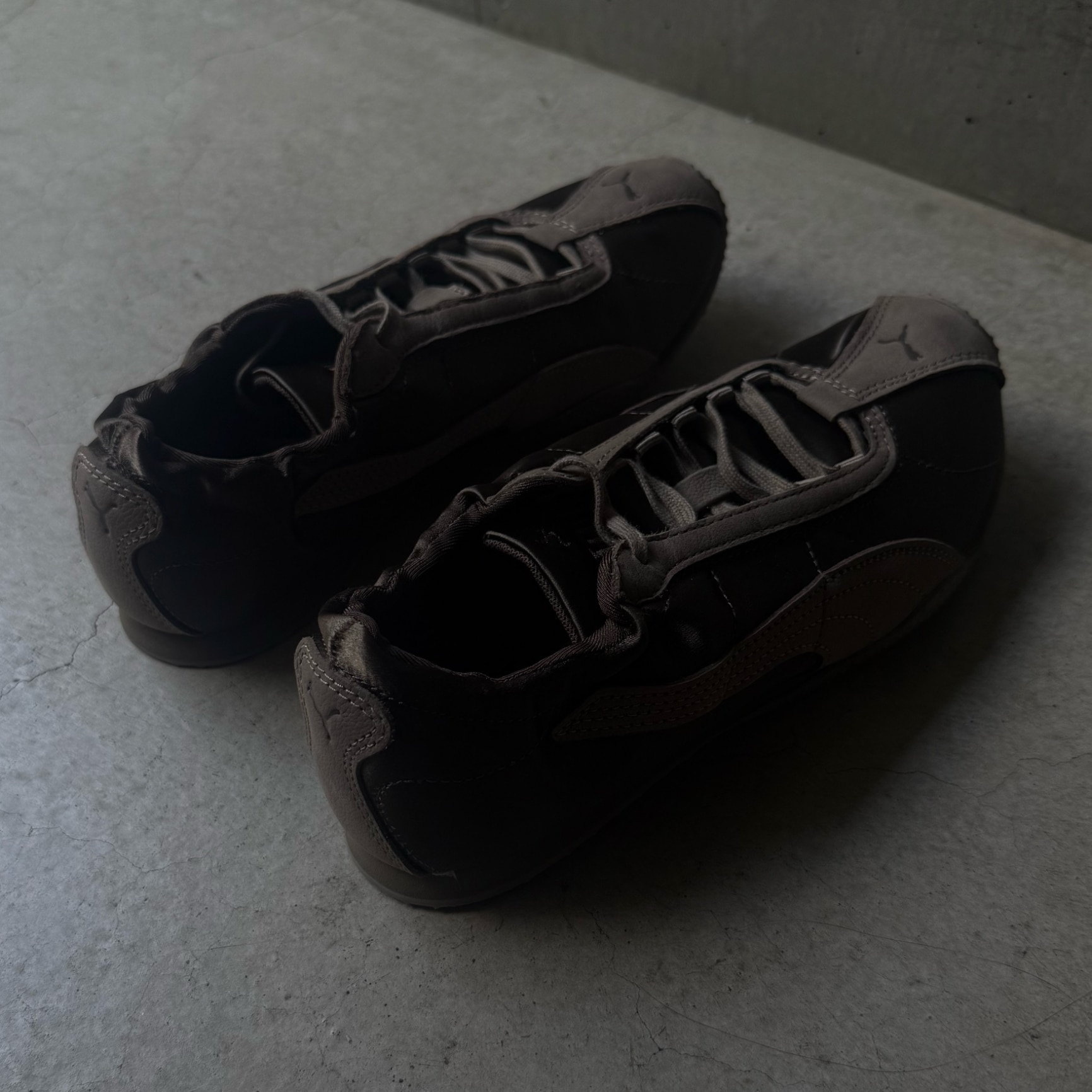 PUMA H-STREET ETOILE WNS【プーマ エイチ ストリート エトワール ウィメンズ】【ロープロファイル 薄底 シューズ スニーカー バレエコア レディース ブラウン】MATTE BRONZE - MOUSE GRAY