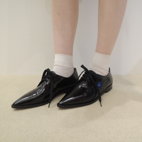MARNI [マルニ] /ポインテッドトゥレースアップシューズ [14AW]