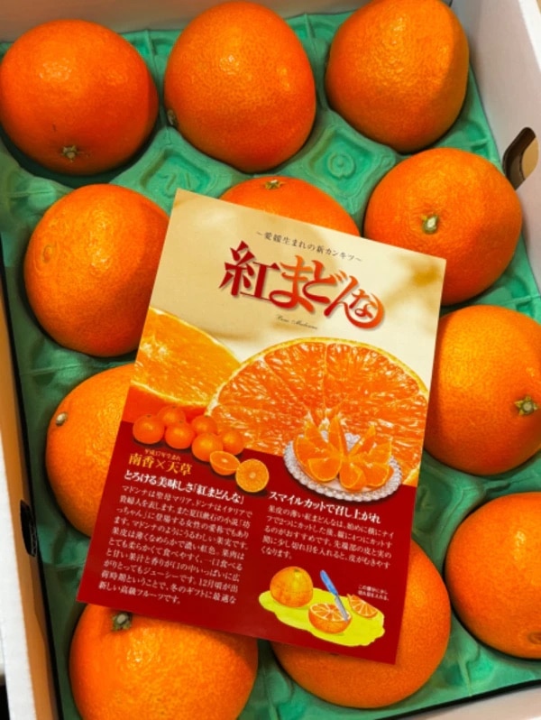 ふるさと納税】【先行予約】紅まどんな 化粧箱 3L~L 10~15玉 ふるさと納税】【先行予約】紅まどんな 化粧箱 3L~L 10~15玉