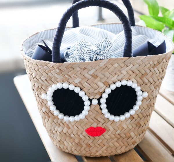 クーポン】アジョリー バッグ a-jolie サングラスパール かごバッグ  