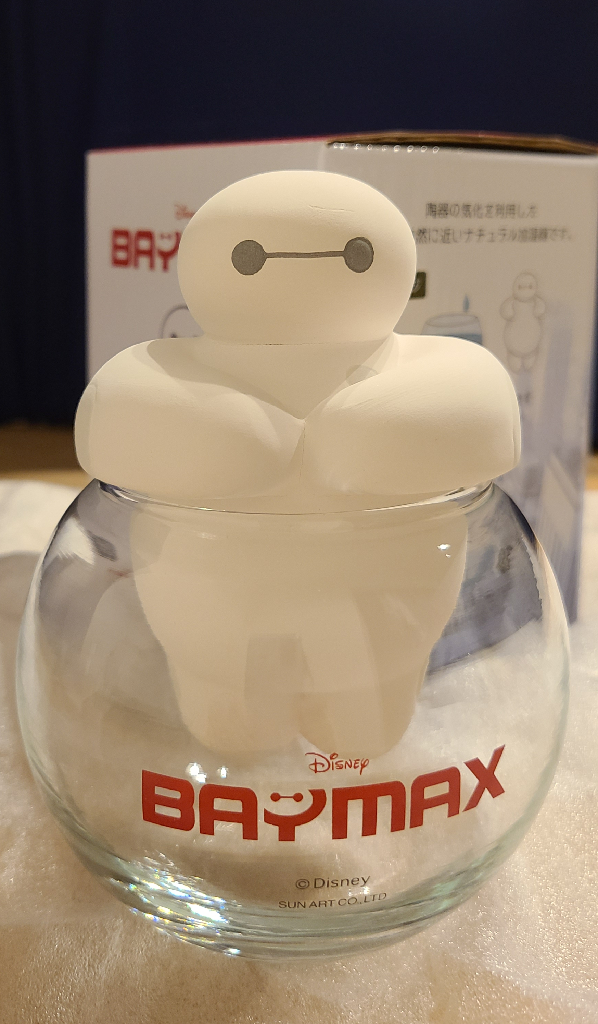 ドーム型加湿器（ベイマックス） 加湿器 卓上 気化式 陶器 かわいい