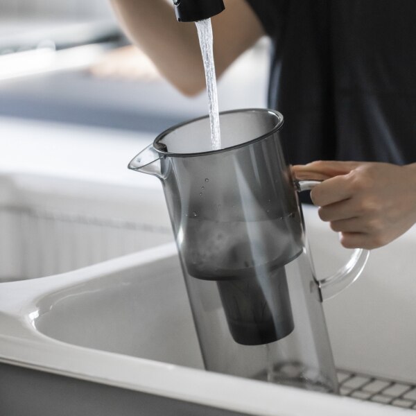 stelton ステルトン ウォータージャグ スモークグレイ ブリタ BRITA カートリッジ 用 [ 浄水器 浄水ポット ブリタ BRITA