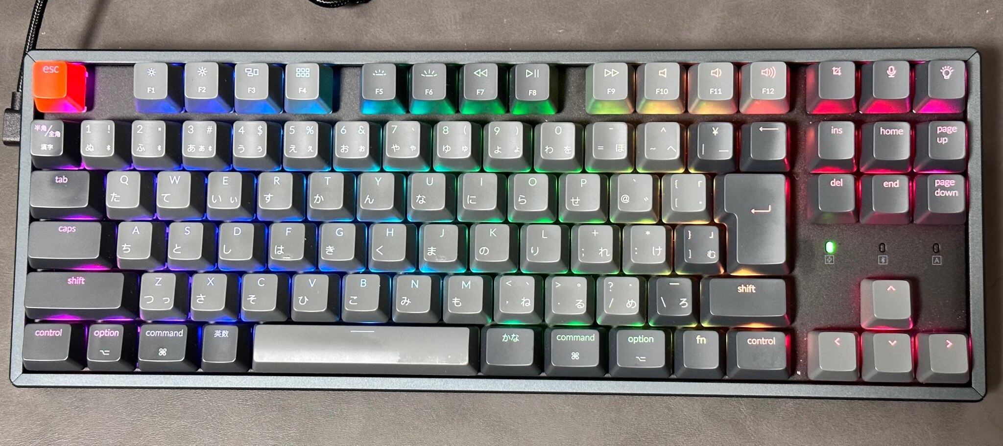 キークロン Keychron K8 ワイヤレス・メカニカルキーボード RGB - 日本