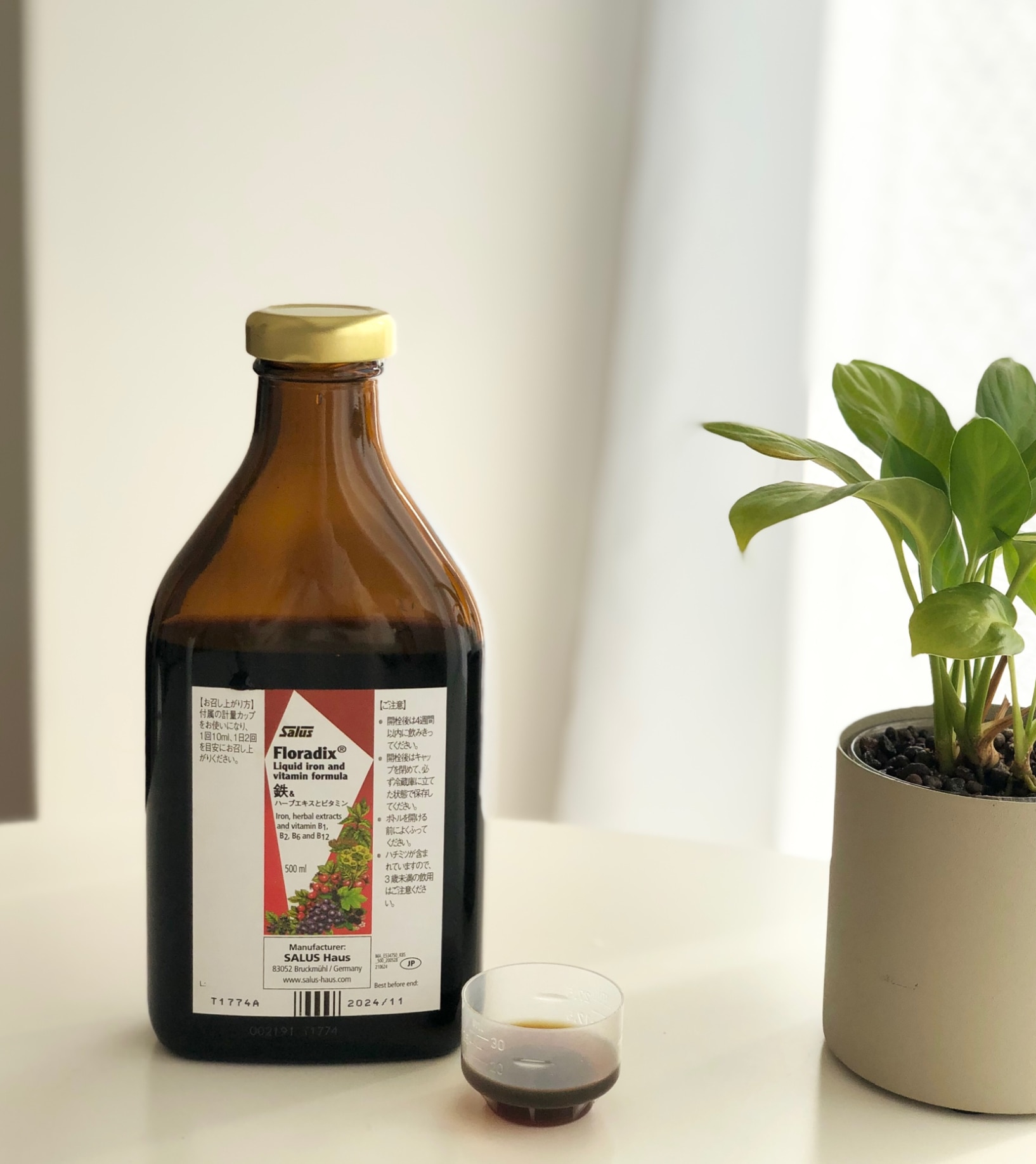 フローラディクス 500ml 鉄＆ハーブエキスとビタミン 鉄分 Salus 2本 imgrc0099517802.jpg