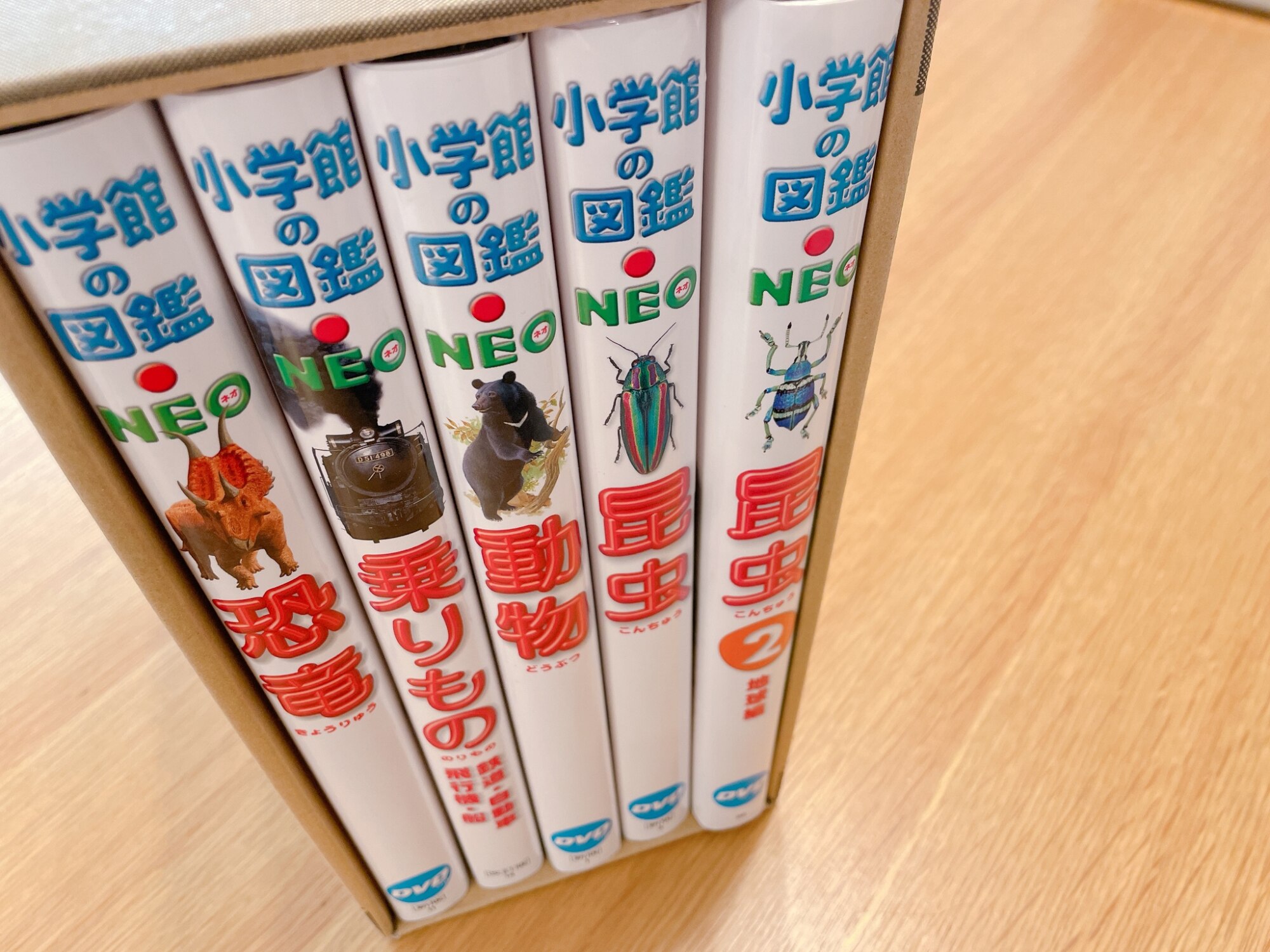 選べる！【専用BOX付セット！】小学館の図鑑NEO 5冊セット 