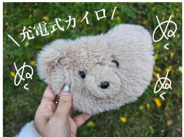 ランキング1位／ カイロ 充電式 電気カイロ くまカバー付き セット