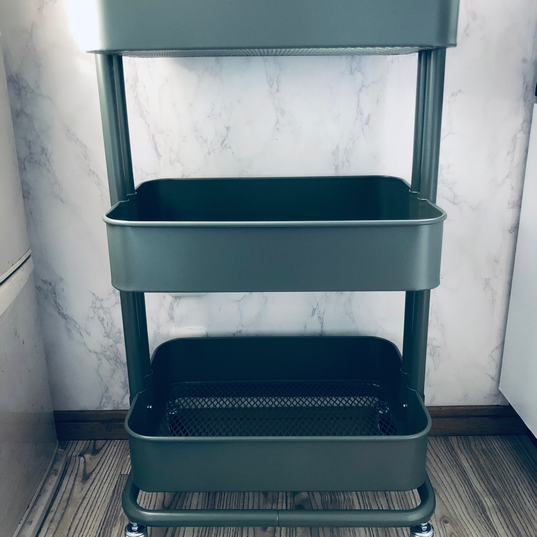 IKEA イケア RASKOG ロースコグ キッチンワゴン 3段 キャスター付き