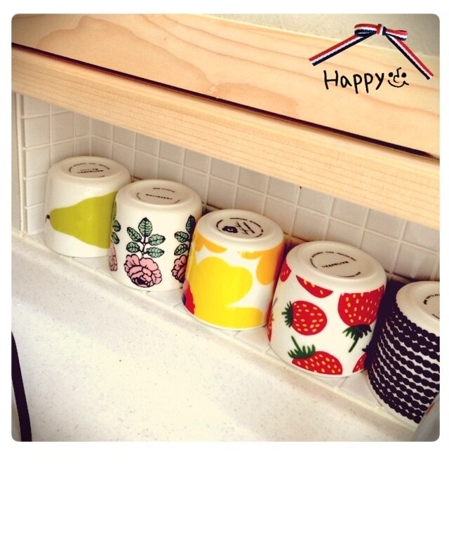 marimekko マリメッコ ラテマグ unikko ウニッコ イエローレッド