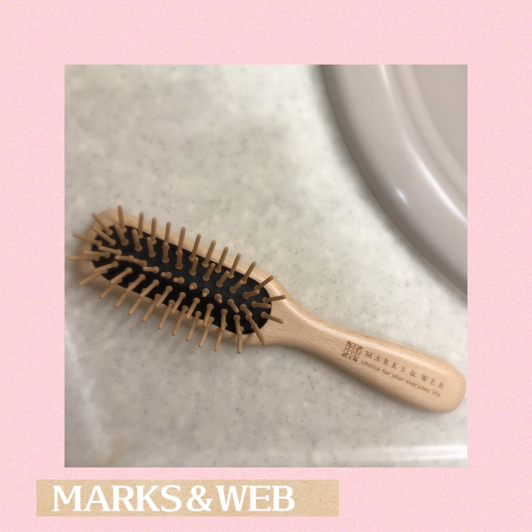 MARKS&WEB マークス＆ウェブ ウッド ヘアブラシナチュラル M カエデ材