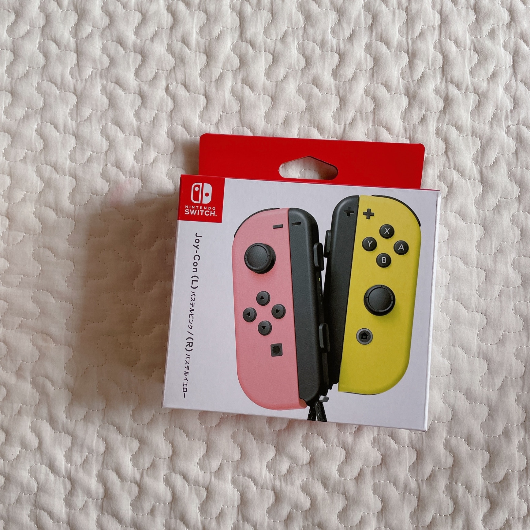 Joy-Con(L) パステルピンク/(R) パステルイエロー HAC-A-JAVAF