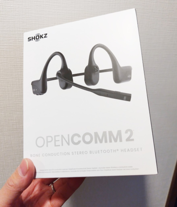 公式】Shokz OpenComm2 ミュートボタンの追加 マグネット充電 Type-C