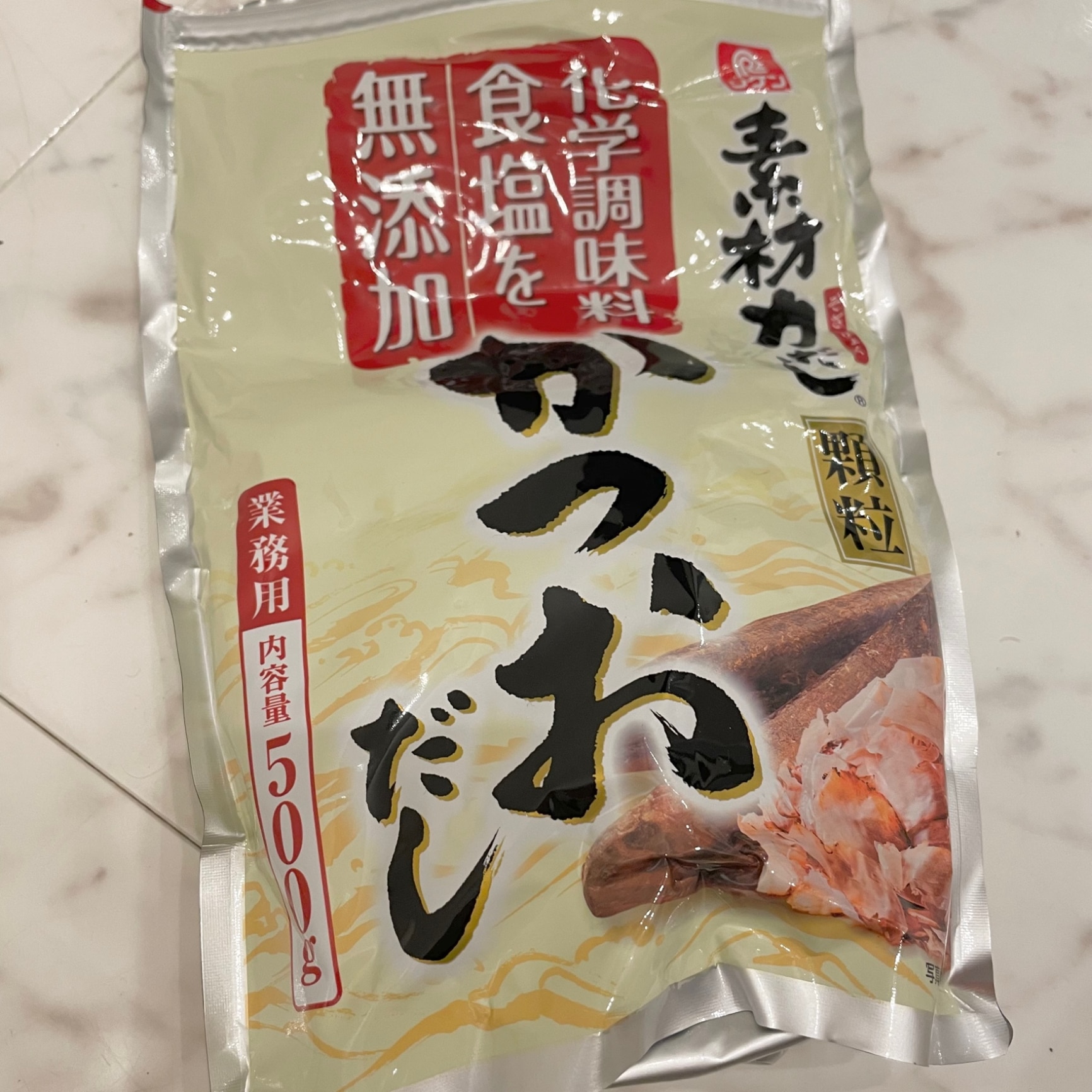 格安理研 素材力だし かつおだし かつお節粉末 業務用 500g 粉末