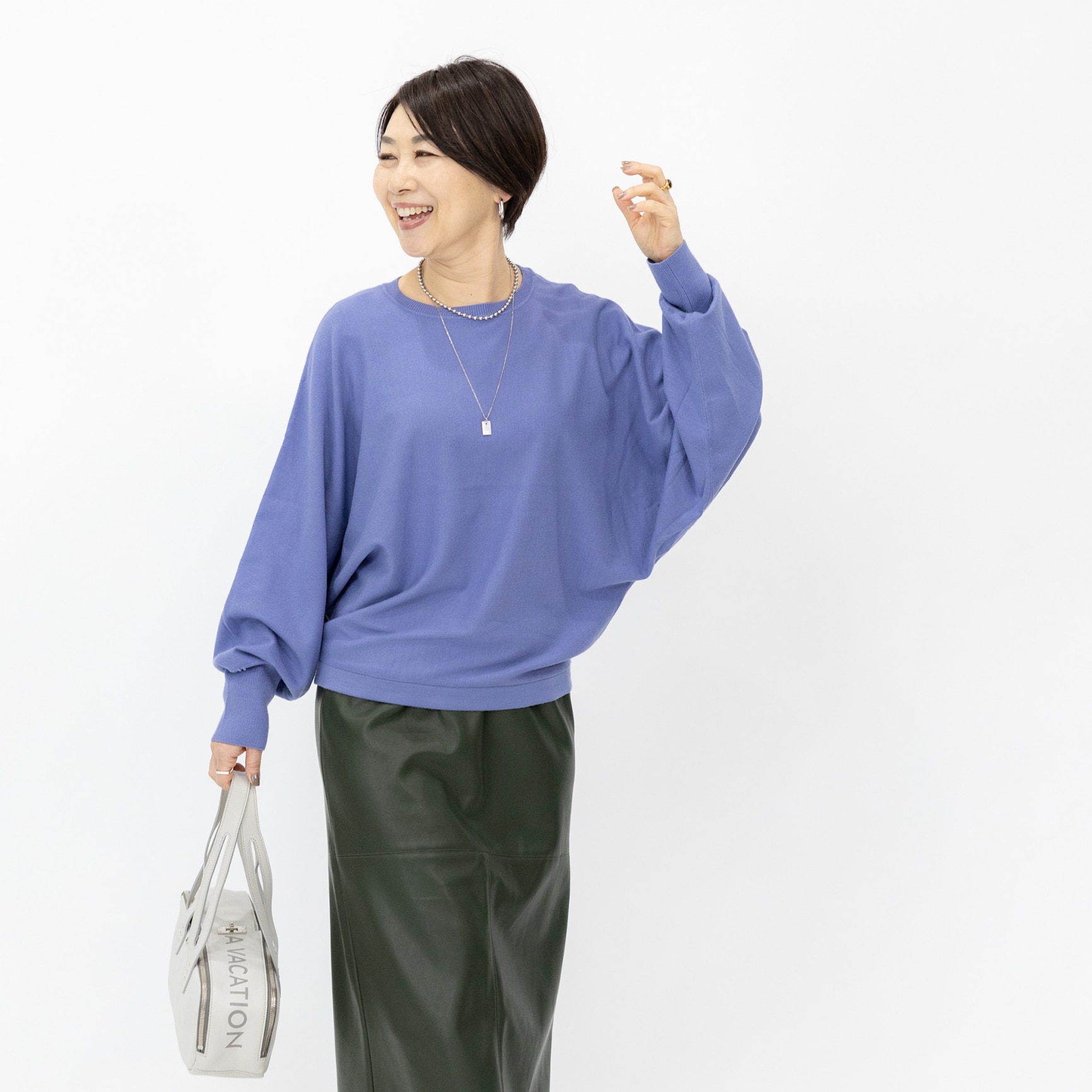 Ka na ta ドルマンスリーブニット