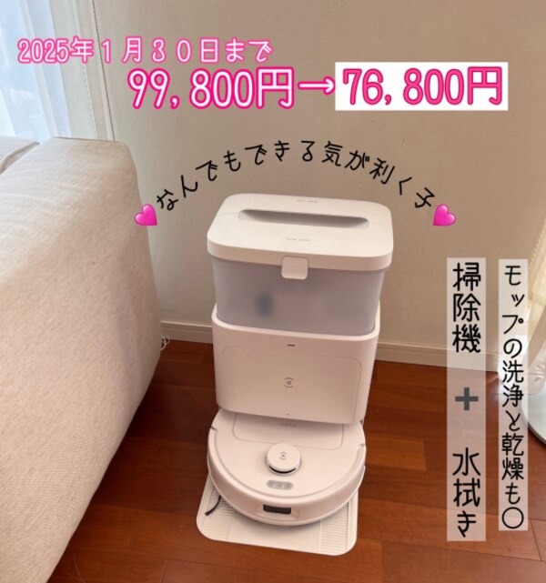 ロボット掃除機 DEEBOT N30 PRO OMNI エコバックス 公式 メーカー保証 