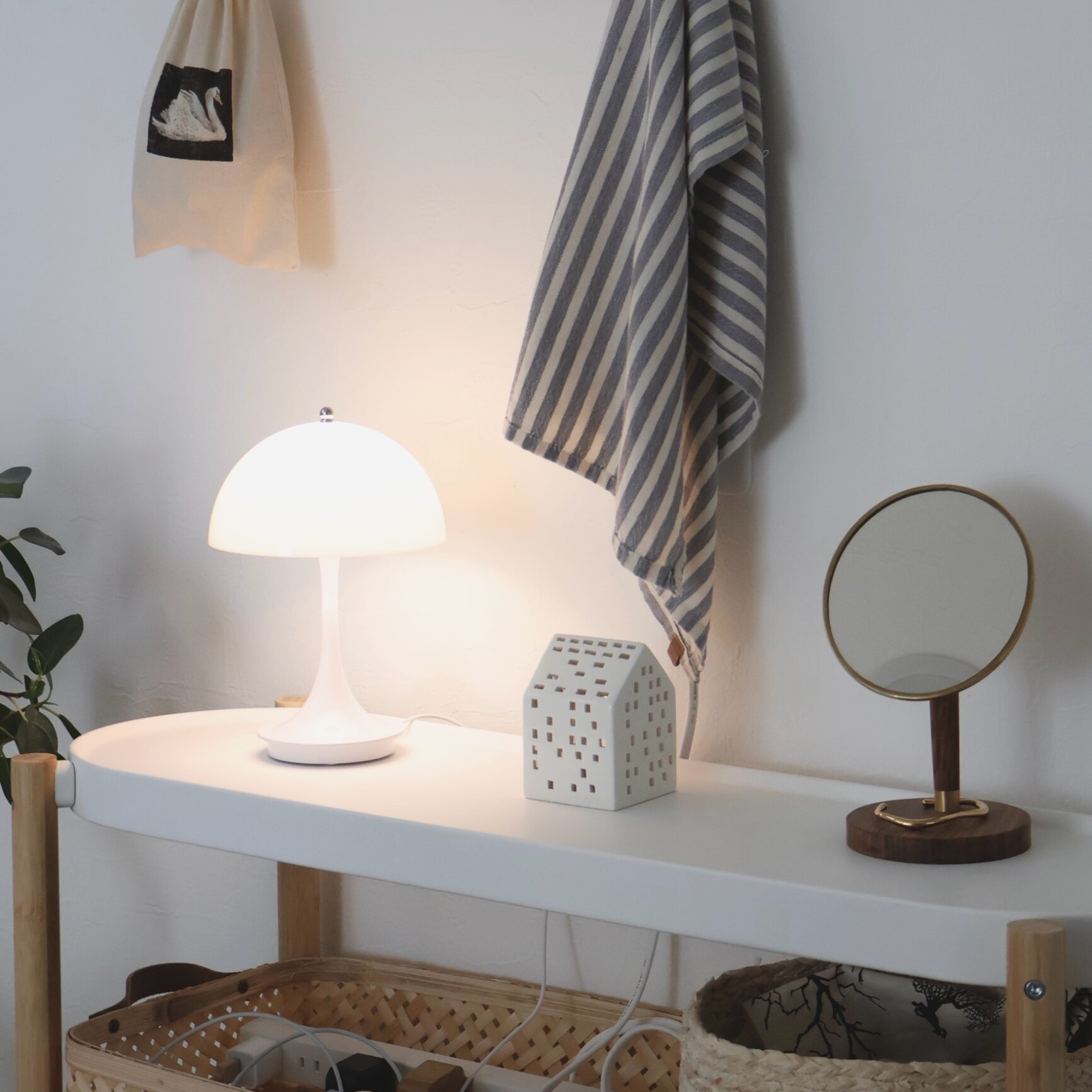 IKEA　イケア SATSUMAS サッツマス プラントスタンド SATSUMAS サッツマス プラントスタンド, 竹/ホワイト, 70 cm - IKEA