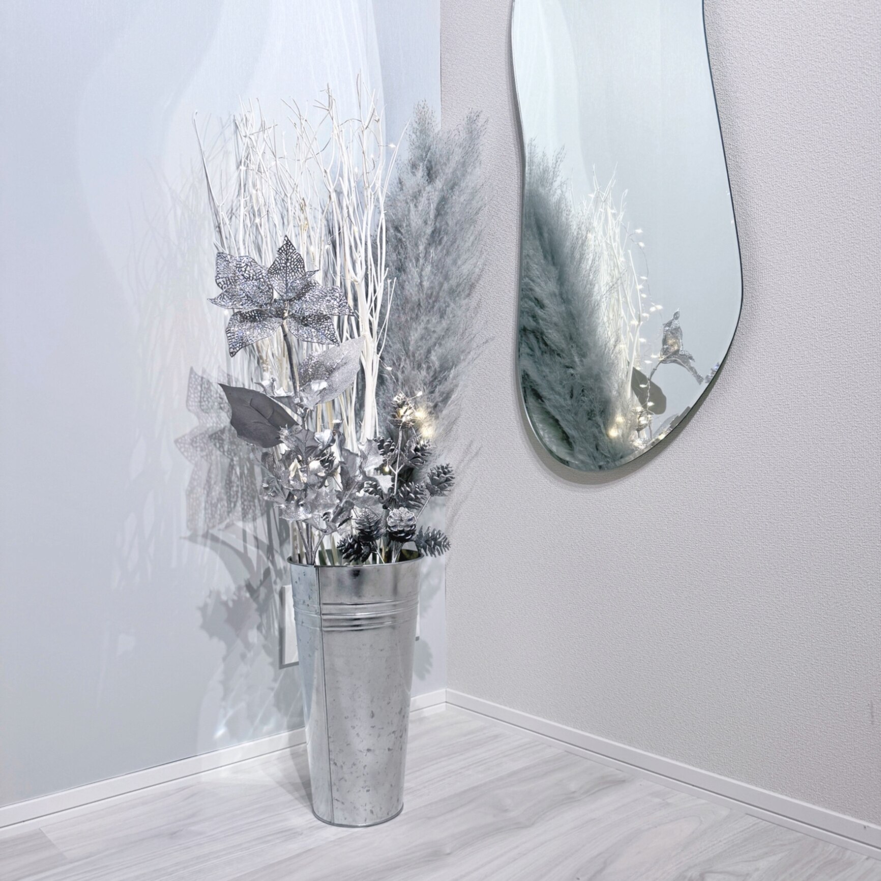 ふわふわパンパスグラス⋆︎*ブラック系の実がたっぷりリース↟↟ᐝ ふわふわパンパスグラスのリース | ドライフラワーと、うつわと暮らし