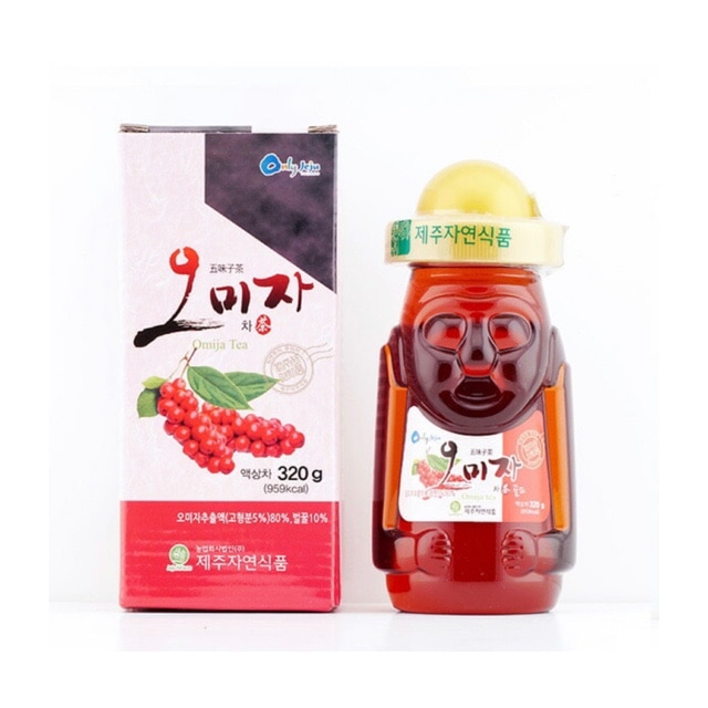 韓国から発送】五味子茶 320g【コリアビバリ】韓国 お茶 済州 健康 栄養 名物 液状茶 個包装 小分け オミジャ茶 韓国伝統茶 チェジュ