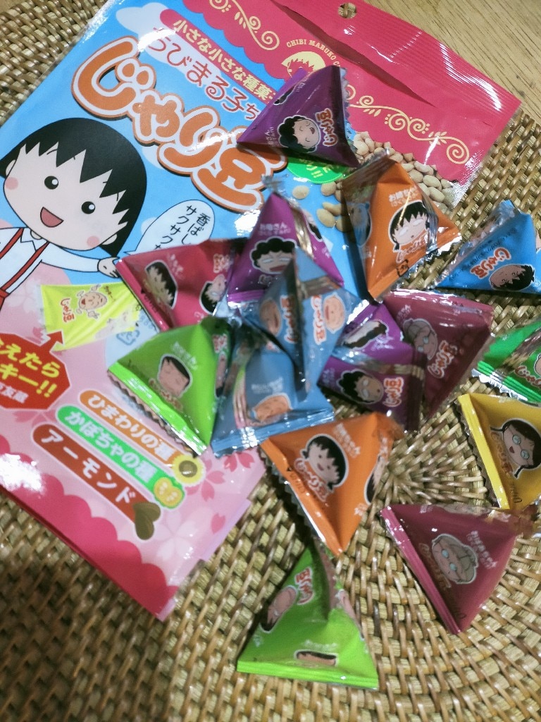 ちびまる子ちゃんじゃり豆 90g （お菓子 さくらももこ ひまわりの種