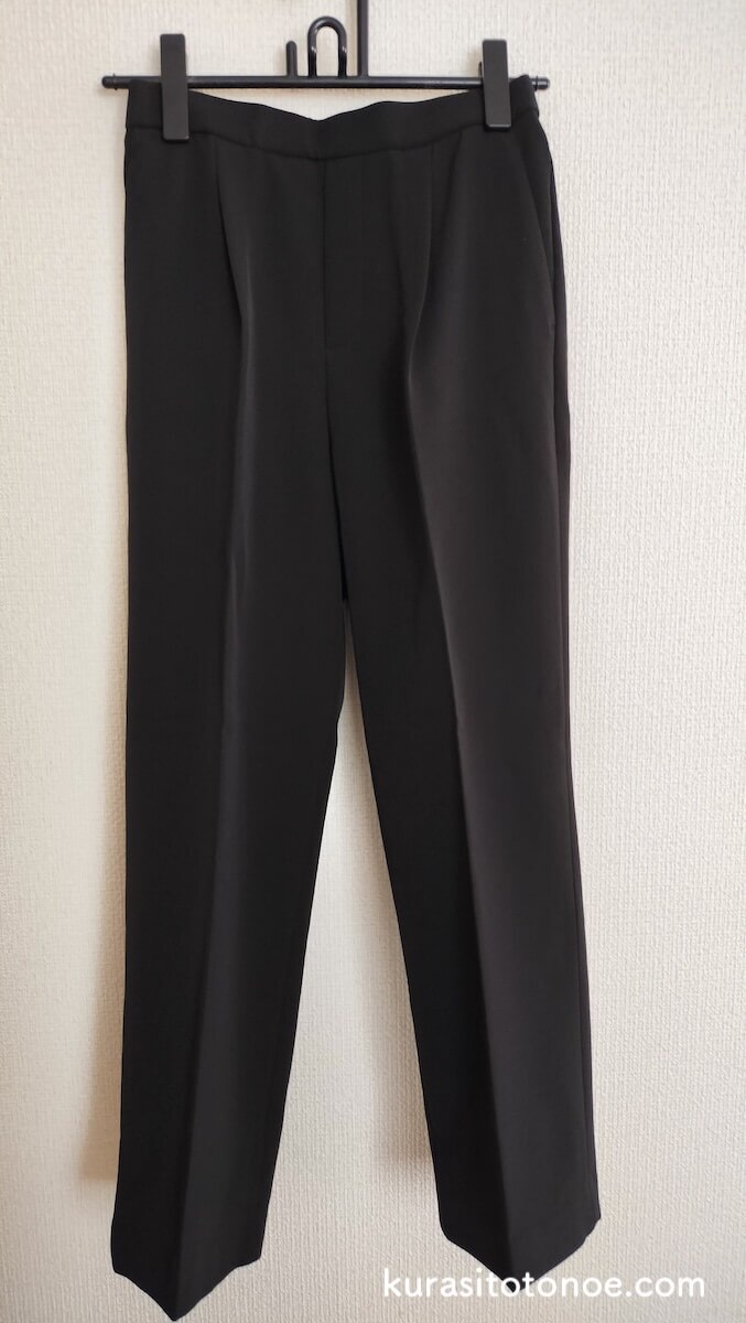 【SALE／40%OFF】GLOBAL WORK あったかウツクシルエットイージーストレートパンツ/580754 グローバルワーク パンツ その他のパンツ ブラック ブラウン グレー ネイビー