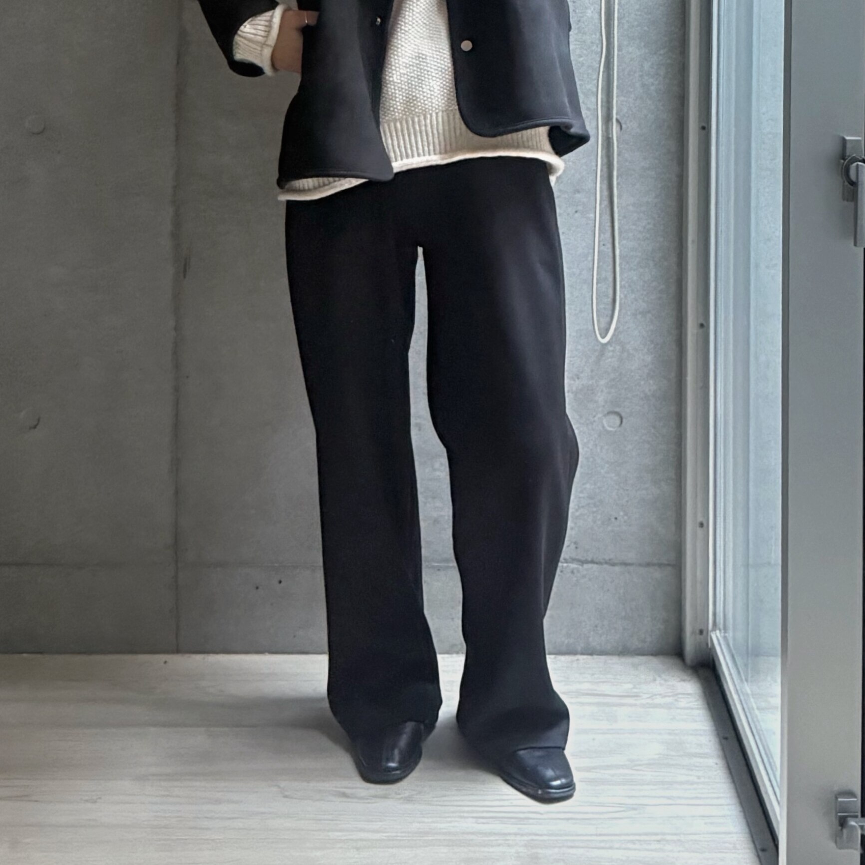 49%OFF!【期間限定：3,980円→1,999円！】【楽天一位】パンツ ワイドパンツ レディース 秋 ストレッチ ワイドパンツ ズボン 美脚 ゆったり スウェット 通勤 部屋着 きれいめ 大きいサイズ 体型カバー 選べる丈 ピンタック ダブルウエスト - メイン画像 4