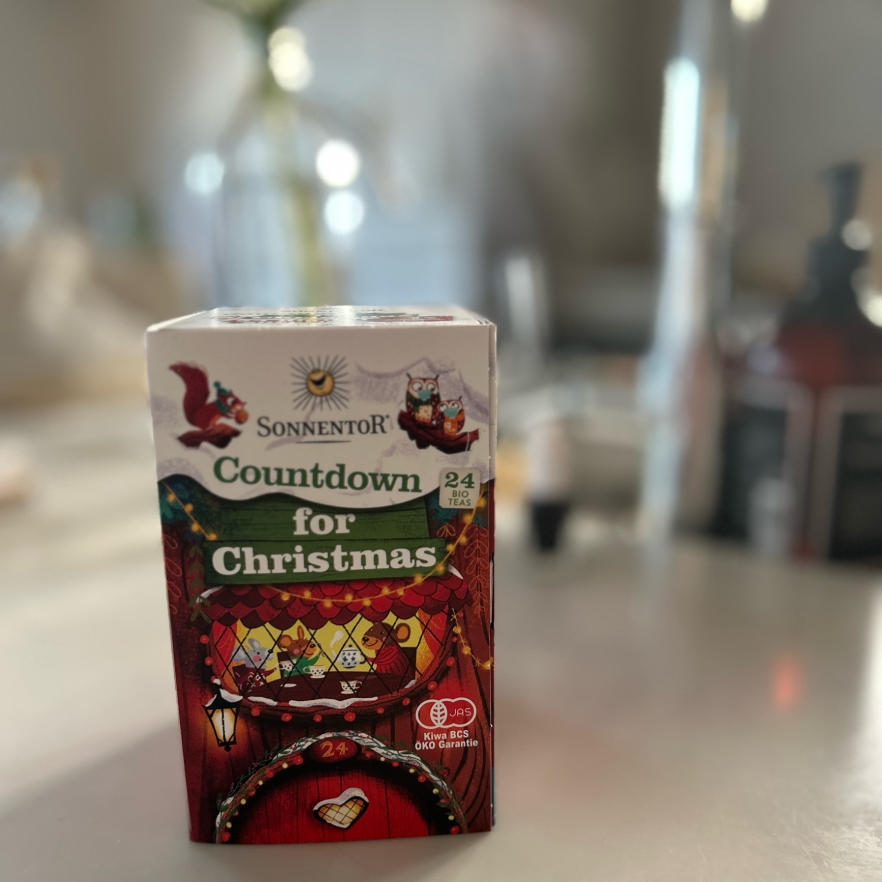 【10月1日限定最大100%ポイントバック】ゾネントア クリスマスカウントダウンのお茶 SONNENTOR 有機JAS ハーブティー 紅茶 アドベント プレゼント交換 ハーブティー ティーバッグ オーガニック ノンカフェイン クリスマス イブ プチギフト 9004145023246